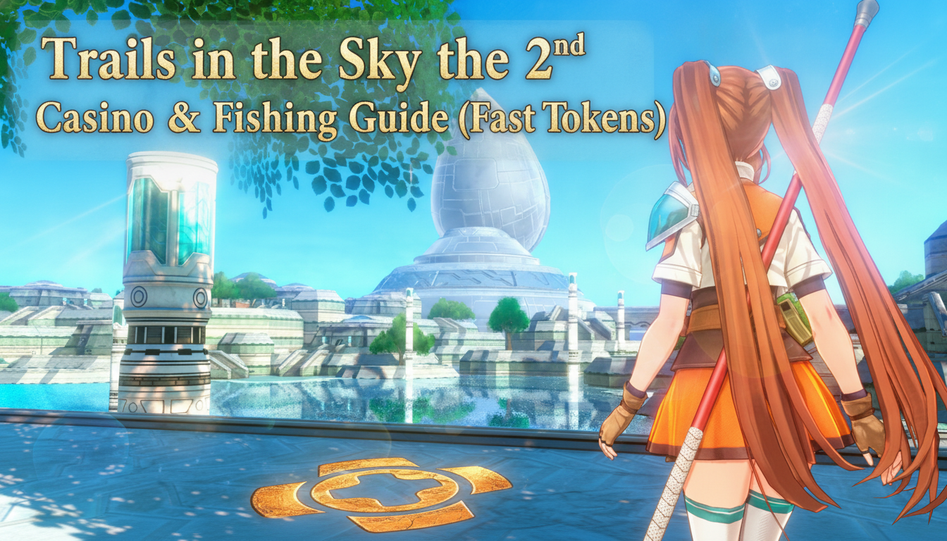 Гайд по казино и рыбалке в Trails in the Sky the 2nd (Быстрые жетоны)