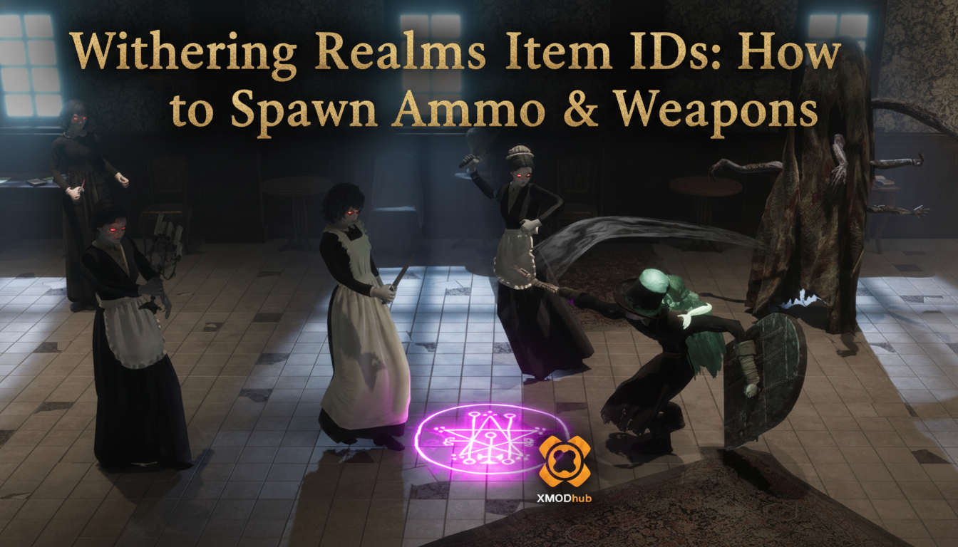 Withering Realms Item IDs: How to Spawn Ammo & Weapons