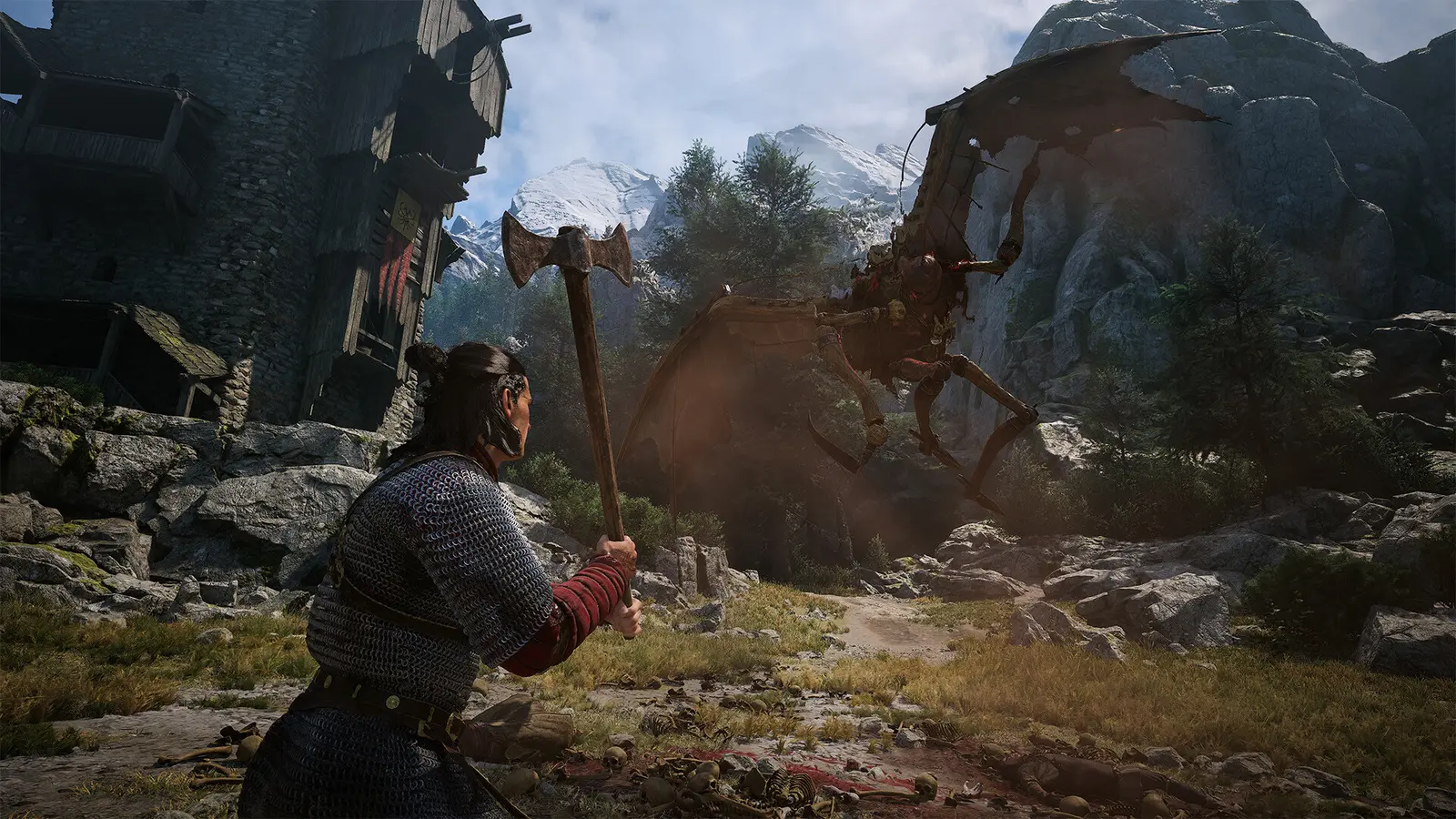 Kampfszene in The Blood of Dawnwalker, die die Benutzeroberfläche zeigt